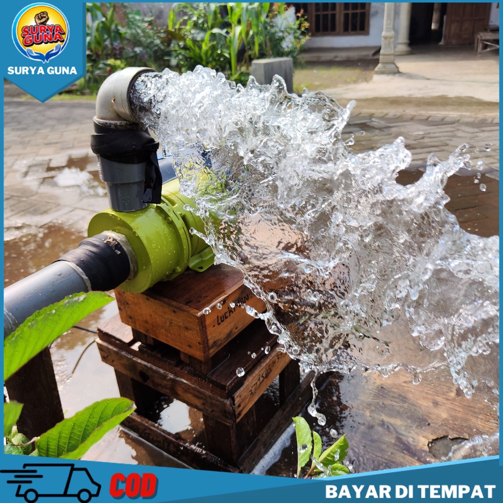 Pompa air modifikasi pipa 2 INC keongan bahan PVC semburan SUPER MANTAP IRIT LISTRIK mampu di pakai 