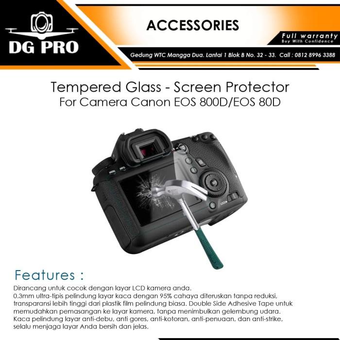 Tempered Glass - Screen Protector For Camera Canon Eos 800D/Eos 80D Best Seller