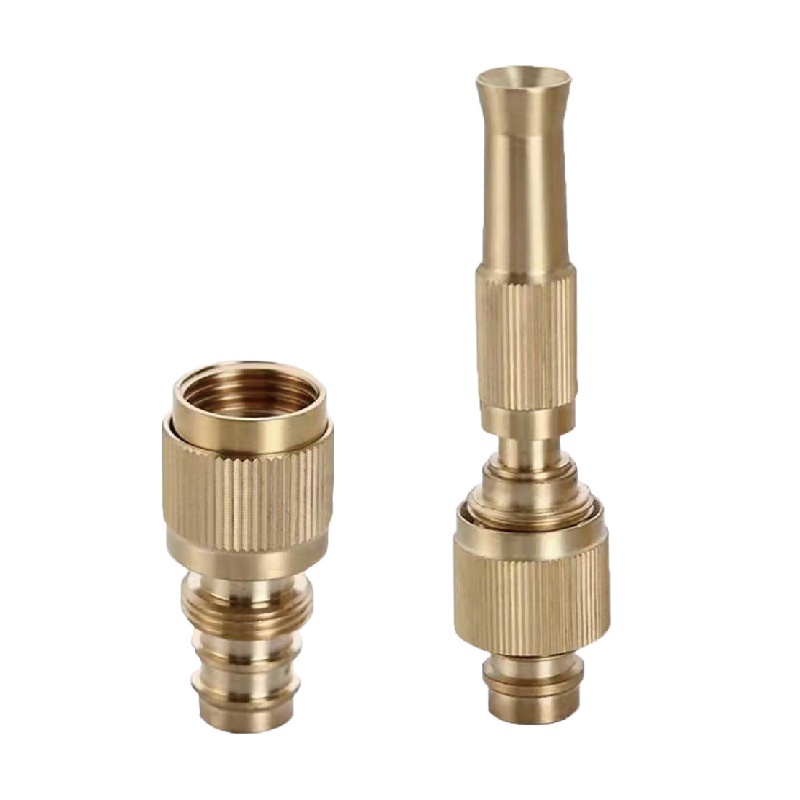 Kuningan Hose Nozzle Semprotan Air Lurus Kuningan Semprotan Air Model Lurus 1/2 INCH