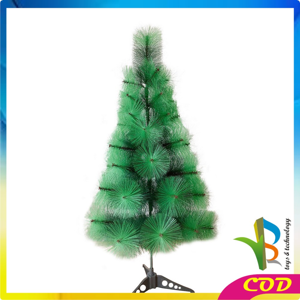 RB-C15 Pohon Natal 90CM 3F Jarum Dekorasi Rumah Artificial Hiasan Natal Ornamen Tanaman Hias Impor