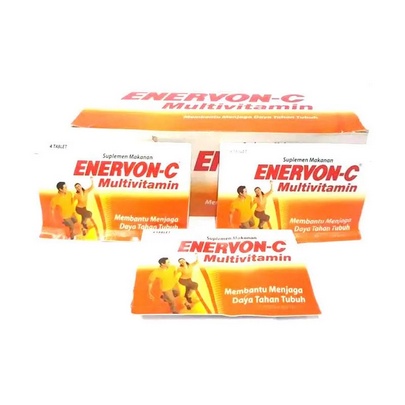 Enervon C tablet Per STRIP isi 4 caplet