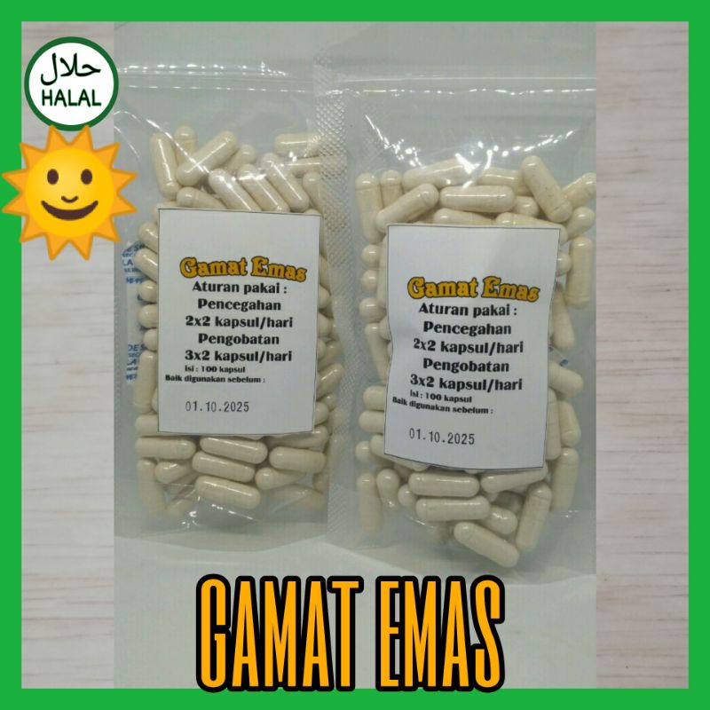 

Gamat Emas/ Gold Kapsul Herbal Kekebalan tubuh