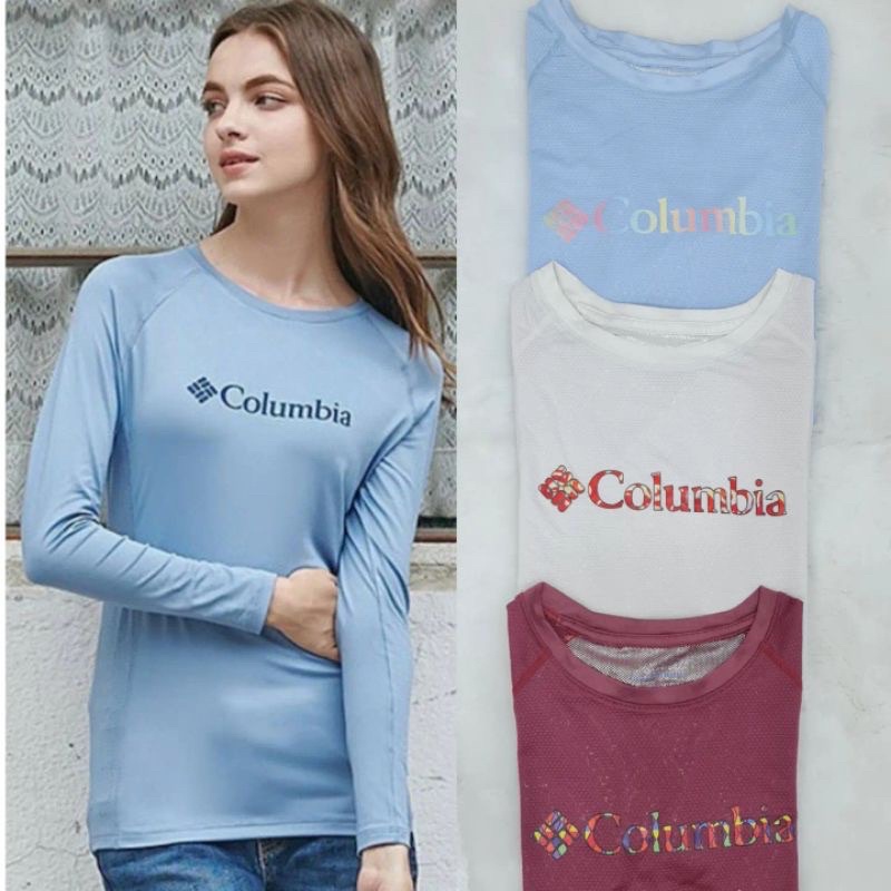 Baselayer Columbia Original COLUMBIA Baselayer | Baju Olahraga Wanita Lengan Panjang