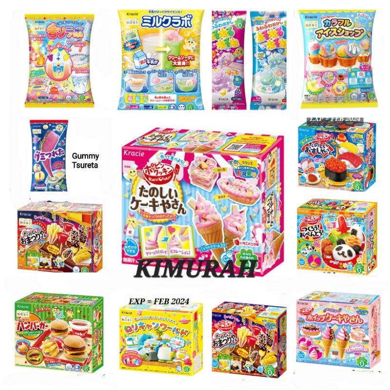 (FreeOngkir) Kracie Popin Cookin DIY Candy Maker PERMEN Japan Miniature Food Halal Terpopuler