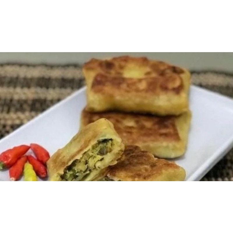 

martabak daging sapi bu lia surabaya halal isi 10 bisa request usus juga