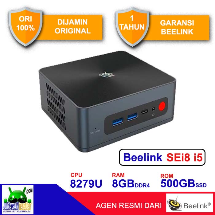 Mini PC Beelink SEi8 Intel i5 8279U 8/500GB SSD NVMe Windows 11 Pro