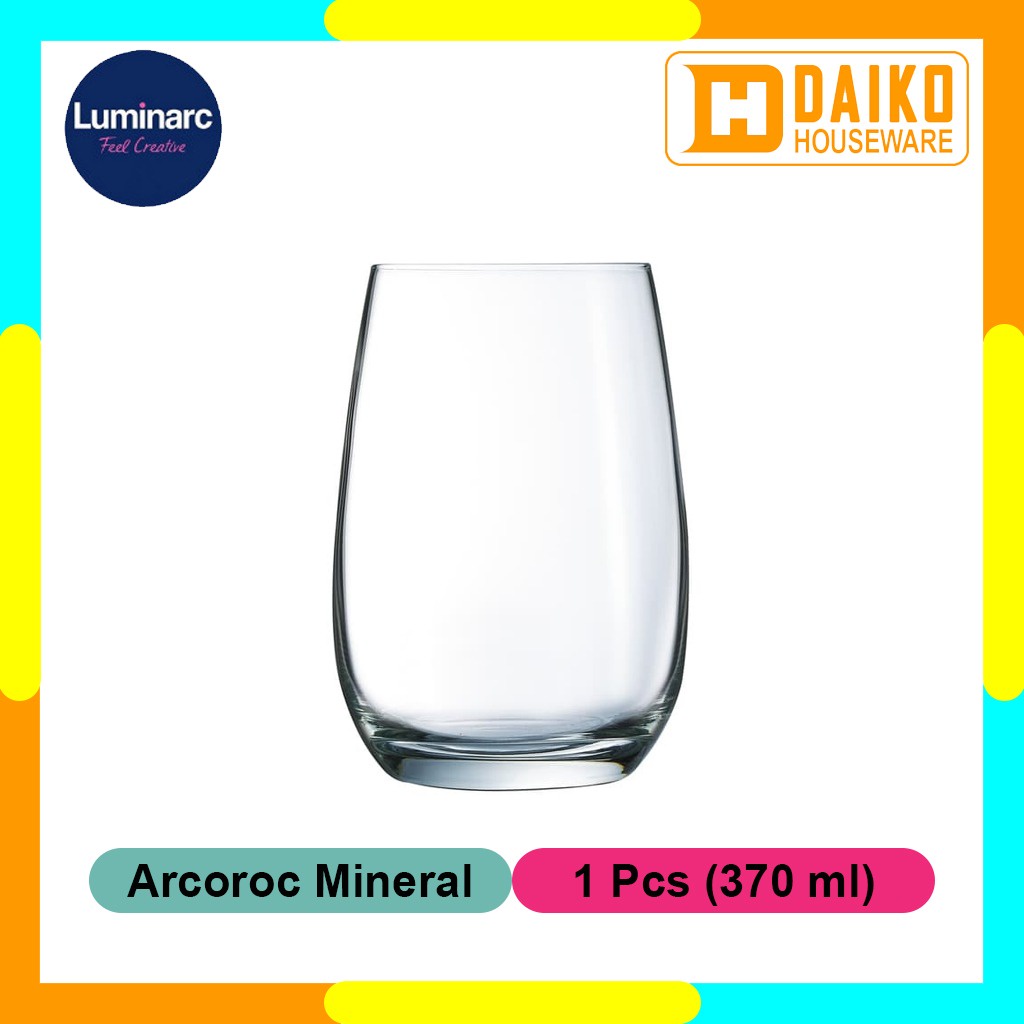 Gelas Mineral Arcoroc Gobelet Fh 37 Drinkware 370 ml