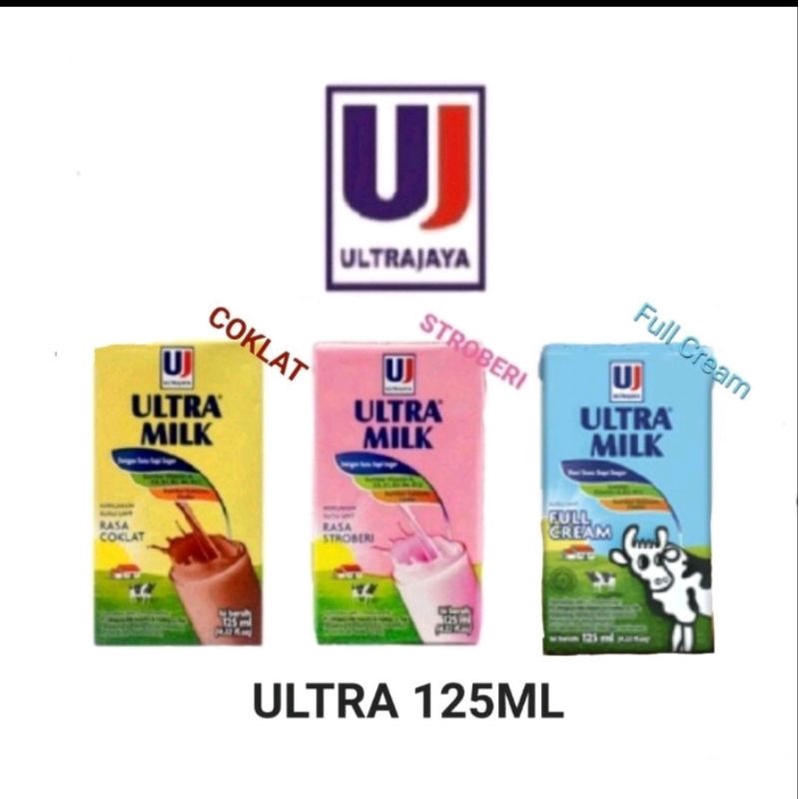 1 DUS Susu UHT ULTRA 125 ML 1 DUS Susu Ultra 125 Ultra Mini