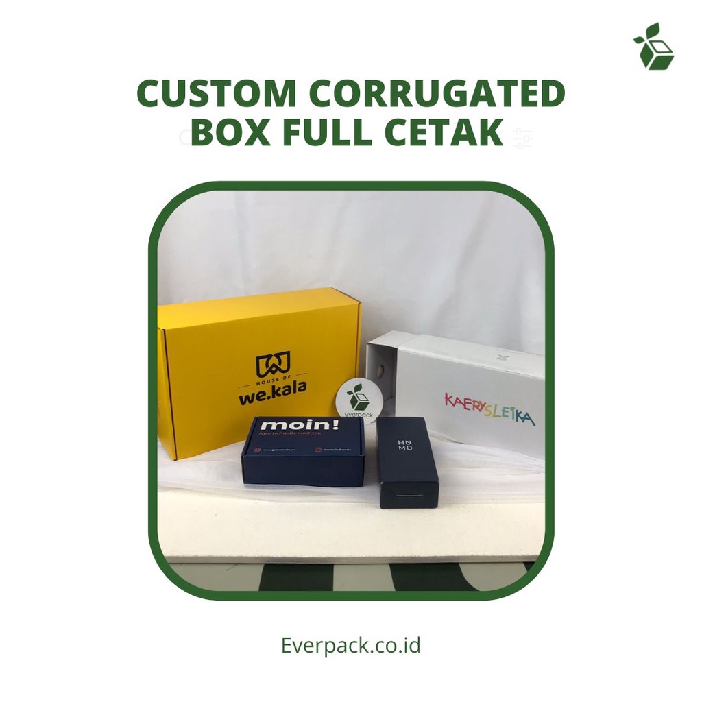 Jual Custom Box Corrugated Full Cetak Custom Box Bandung Custom Box