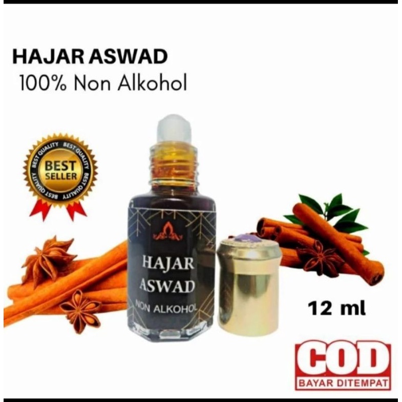 parfum Hajar Aswad super Surati 12ml original sulingan pertama