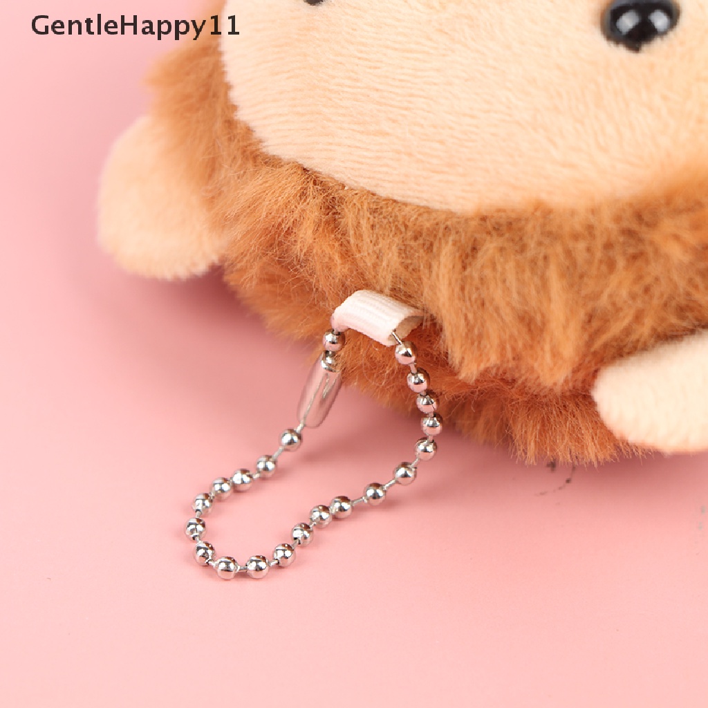 Gentlehappy 1pc Gantungan Kunci Boneka Singa Kecil