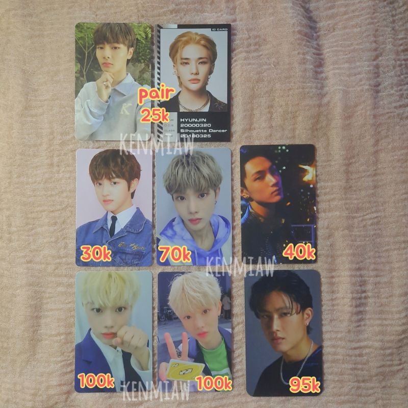 Official photocard Stray Kids Golden Child Chihoon TO1 Enhypen Kinnporsche Premier set