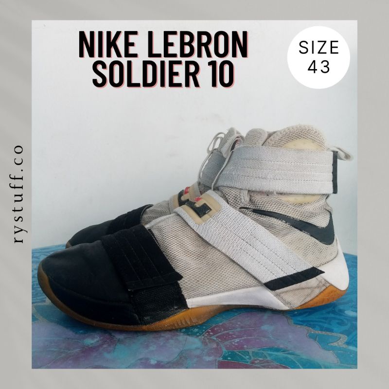 Sepatu basket N1k3 lebron soldier 10