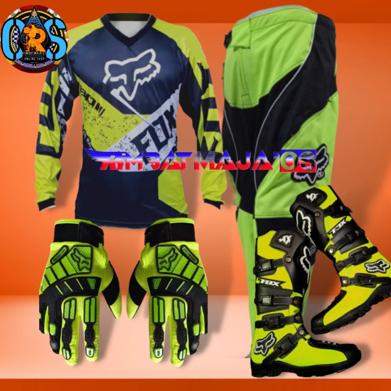 Baju Jersey Trail Motor cross Set Sepatu Adventure Dewasa/BAJU TRAIL CROSS SETELAN DEWASA/JERSEY CRO