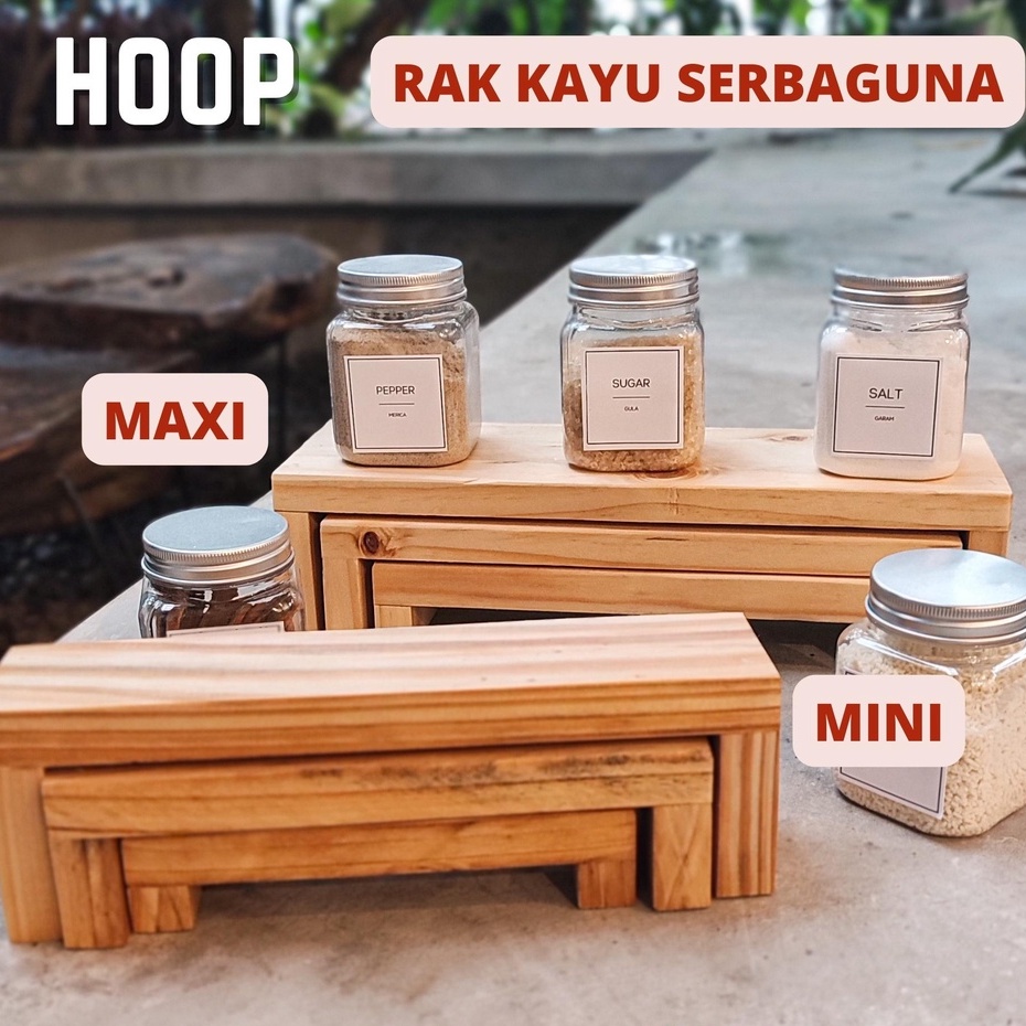 Rak maxi Hoop Multifungsi Display Properti Action Figure Aesthetic