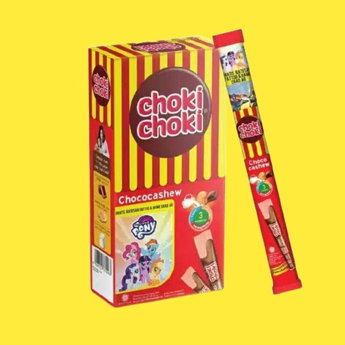 

( Per PCS ) CHOKI CHOKI CHOCOCASHEW COKLAT @11Gr