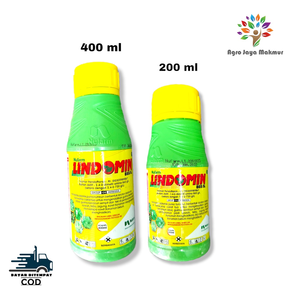 LINDOMIN 865 SL 200 ml & 400 ml/herbisida sistemik lindomin/pembasmi rumput padi/obat rumput padi/