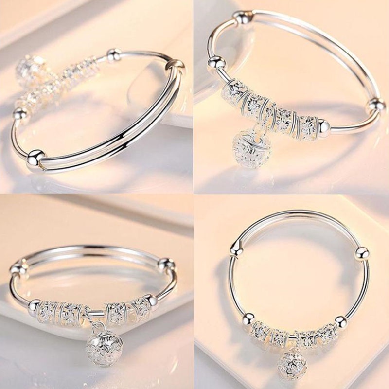 Perhiasan Gelang S925 Silver Model Bulu Dream Catcher Dapat Disesuaikan Gaya Korea Untuk Wanita