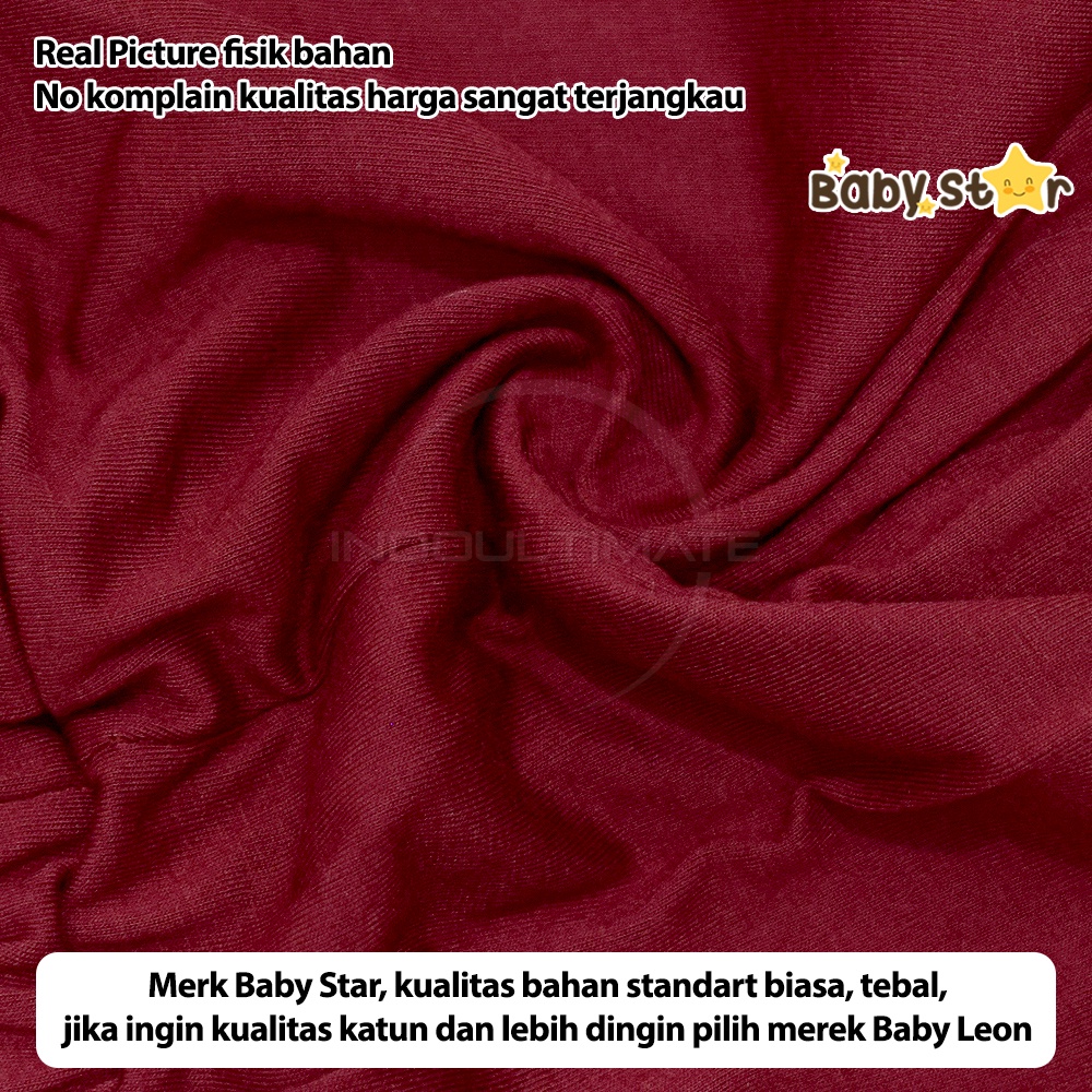 BABY STAR Celana Panjang Tutup Kaki (0-12 Bulan) Polos Warna Warni Newborn Perempuan Laki - laki Kaki Tutup GY-S79 Legging Bayi Kaki Tutup Leging Bayi