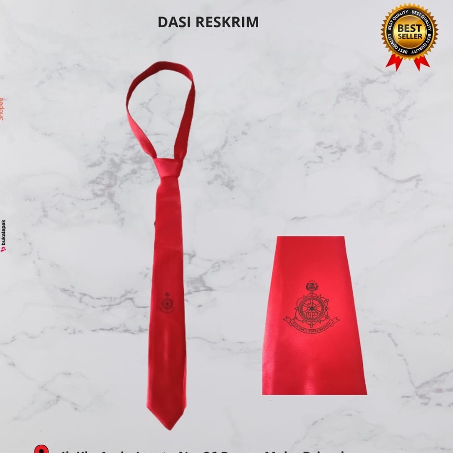 dasi merah logo bareskrim, reskrim polri, polisi, RESERSE POLRI BISA COD