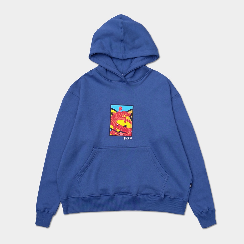 CRSL Lake Blue Miaow Hoodie | Hoodie Unisex