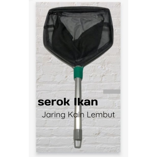 Seser Serok Ikan Bahan Alumunium Kain Halus