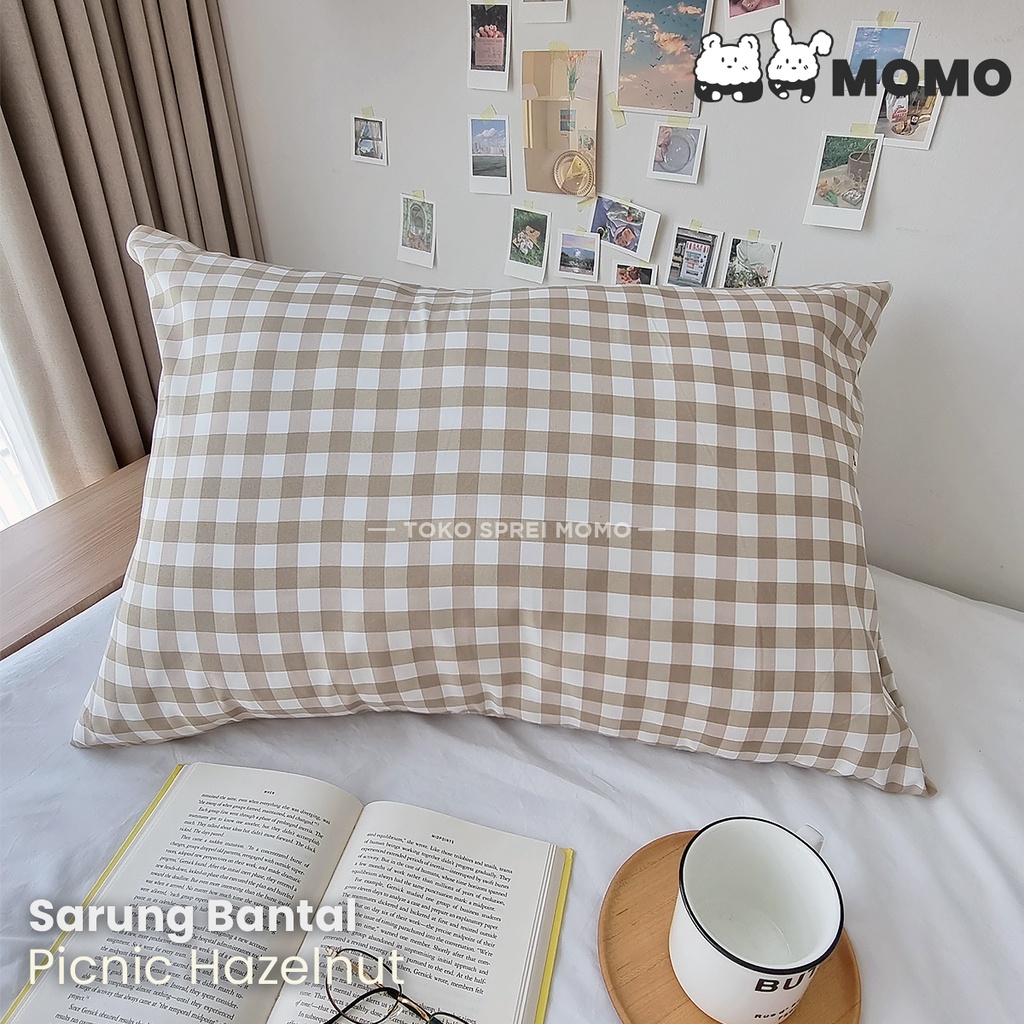 Sarung Bantal / Guling Microtex Motif - [SPREI MOMO]