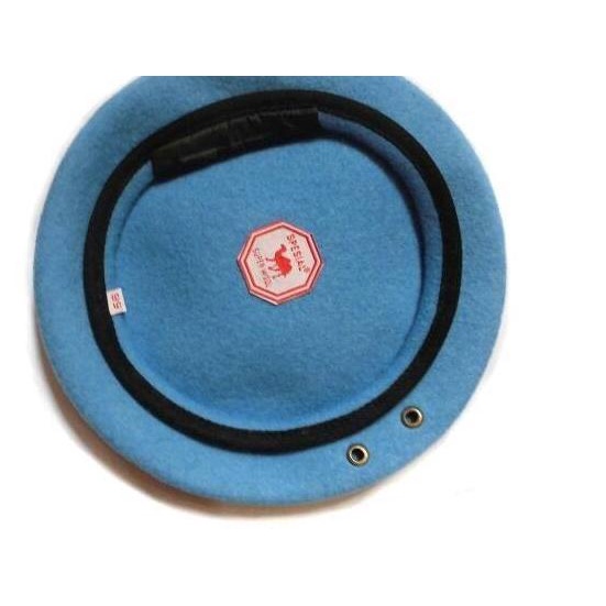 Baret came provos / baret camel biru muda