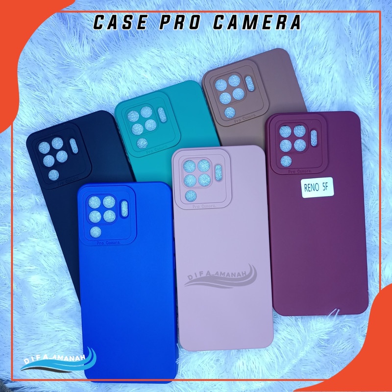 OPPO RENO 5F Softcase case pro camera macaron bahan tebal di jammin sesui foto master soft case pro camera