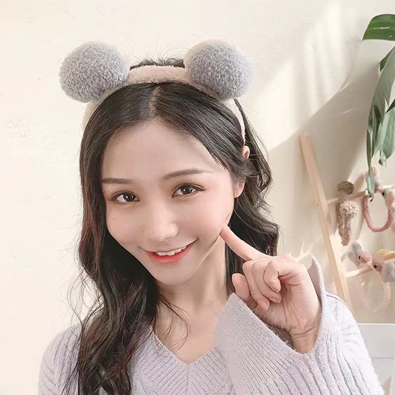 Korea Bando Bandana Wanita Ikat Kepala Lembut Mewah Lucu Fashion Aksesoris Import