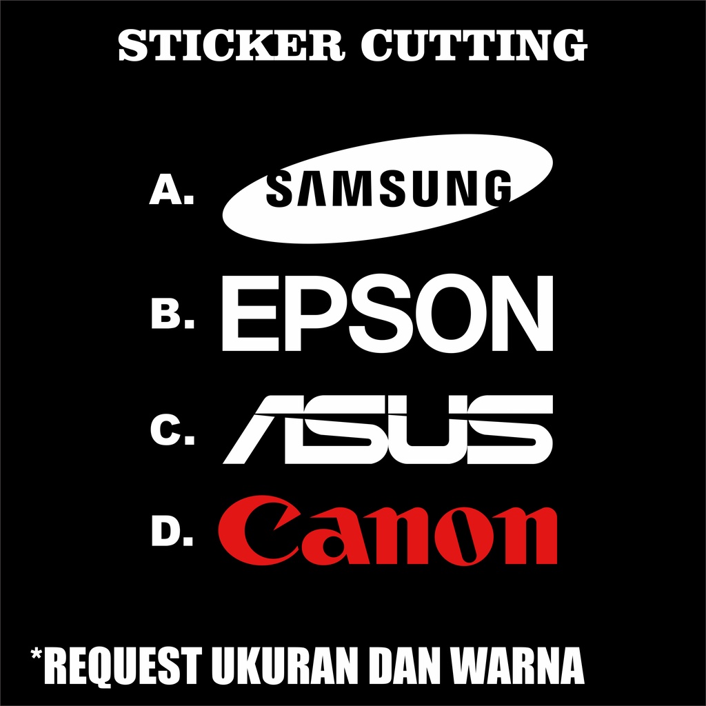 Stiker Sticker Merek Laptop Lenovo,Dell,Hp Dll