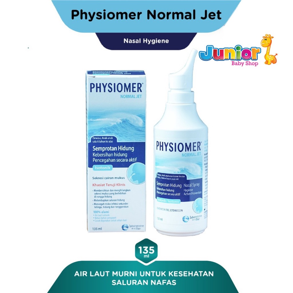 Physiomer Normal Jet Nasal Spray Hygiene 135ml - Cuci Hidung