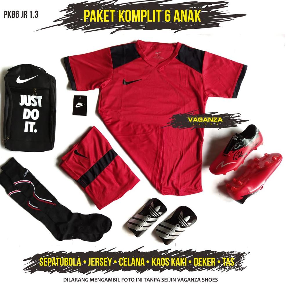 HOT PAKET SEPATU BOLA ANAK KECIL FULL SET 6 ✯ 870