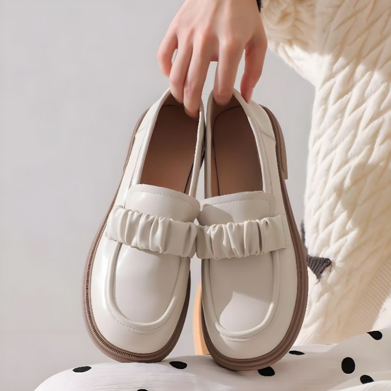 Sepatu Wanita Loafers Terbaru 2022 Fashion Korea Premium Import Dm 27 Sepatu Docmart Wanita Kulit Kasual Ootd Musim Semi Bisa Cod