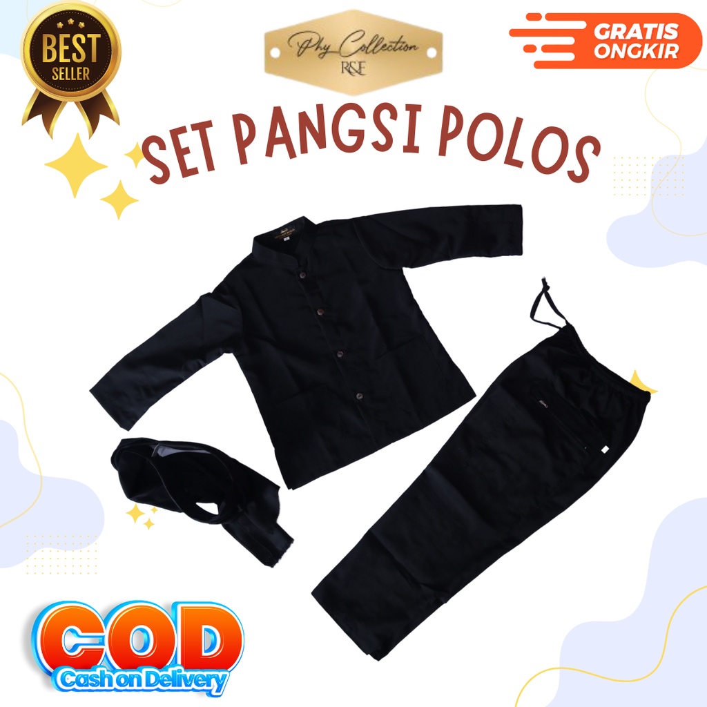 baju pangsi anak laki laki  celana pangsi anak laki laki baju pangsi anak totopong sunda stelan pangsi PLUS IKET KEPALA