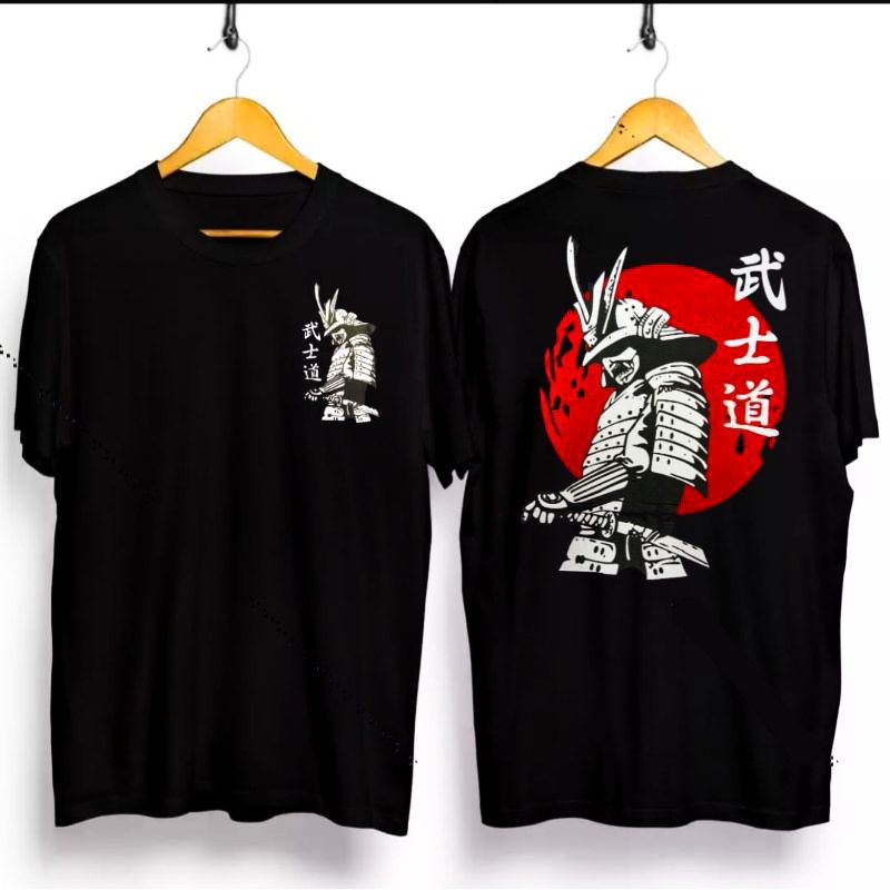 KAOS SAMURAI JEPANG/ATASAN PRIA WANITA/KAOS/KAOS DSAIN JEPANG-SAKURA RONIN