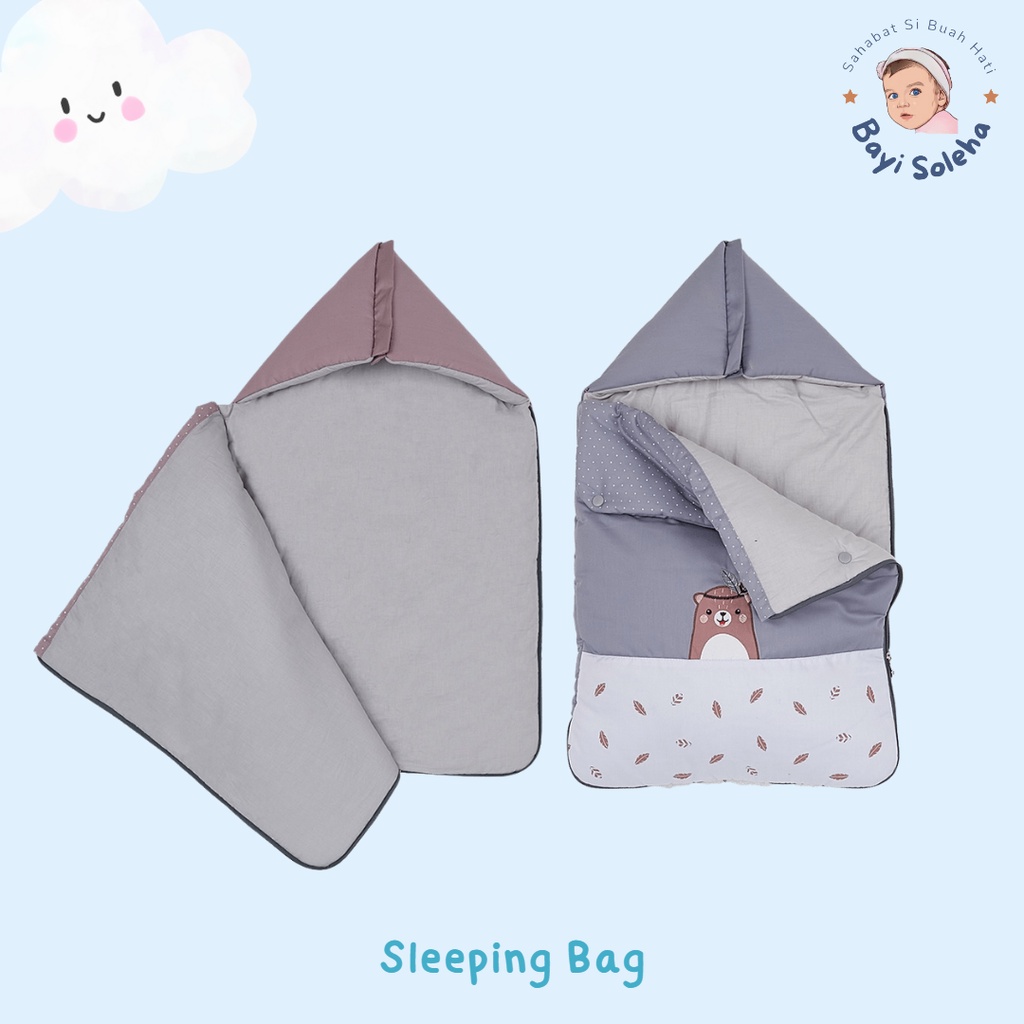 (BS) Dialogue Baby Sleeping Bag DGS 3308 Bearie Series / Selimut Bayi