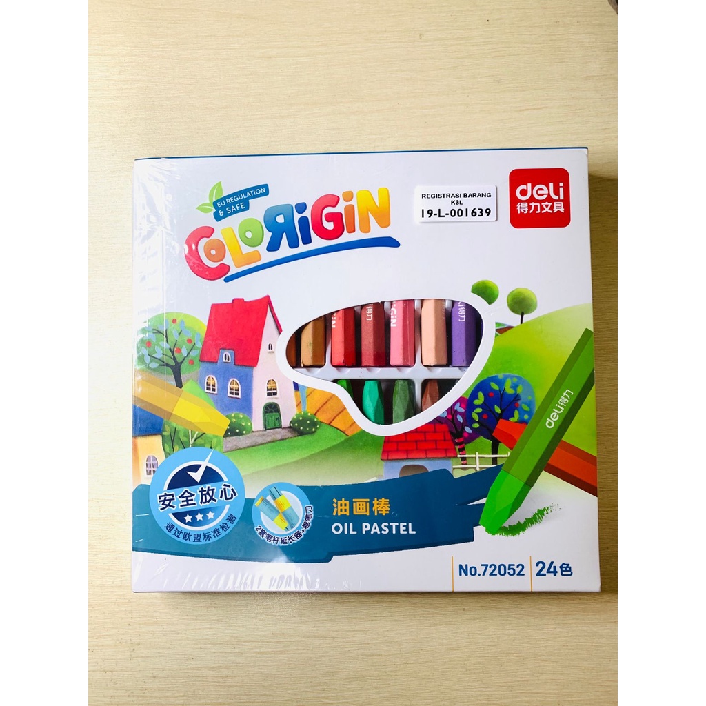 

Crayon Deli Colorigin 24 warna pendek 72052
