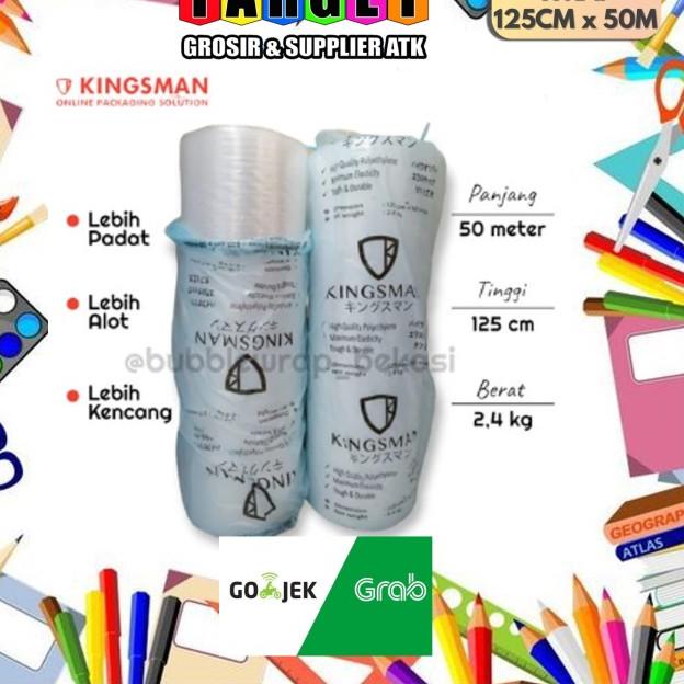 

Plastik Bubble / Bubble Wrap 125cm x 50m - 2kg 125cmx50m, Putih