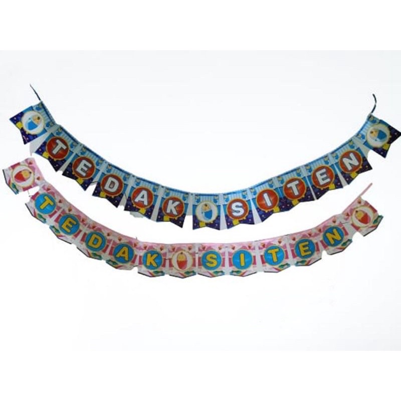 Banner tulisan tedak siten boy girl