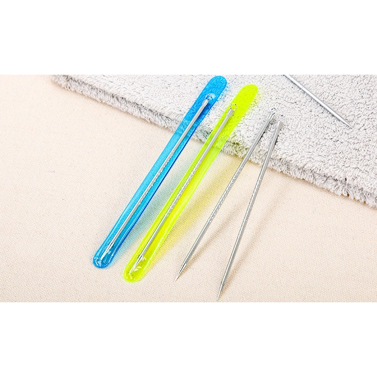 ❤ IJN ❤ Pinset Komedo 2in1 Facial Blackhead Removal Alat Pencetan Penghilang Jerawat Pembersih Wajah Jarum