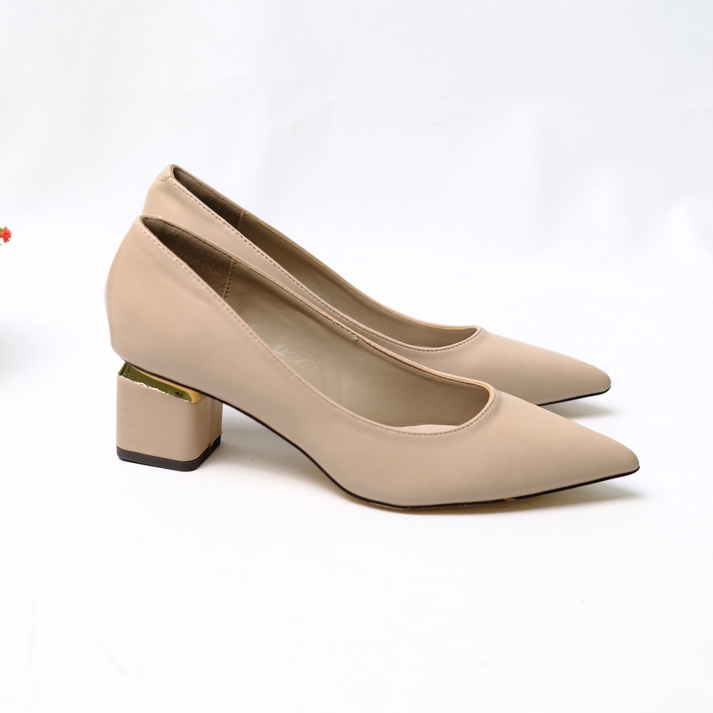 [7.7 Boombastis Sale⚡] - SEPATU KERJA WANITA IMPORT BRANDED CK CKS303 POINTED TOE PUMPS PREMIUM