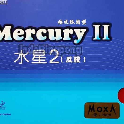 Yinhe Mercury II HARD (max) - Rubber Karet Pingpong Tenis Meja - Merah