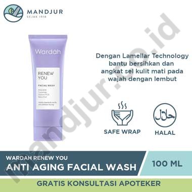 WARDAH RENEW YOU ANTI AGING FACIAL WASH 100ml