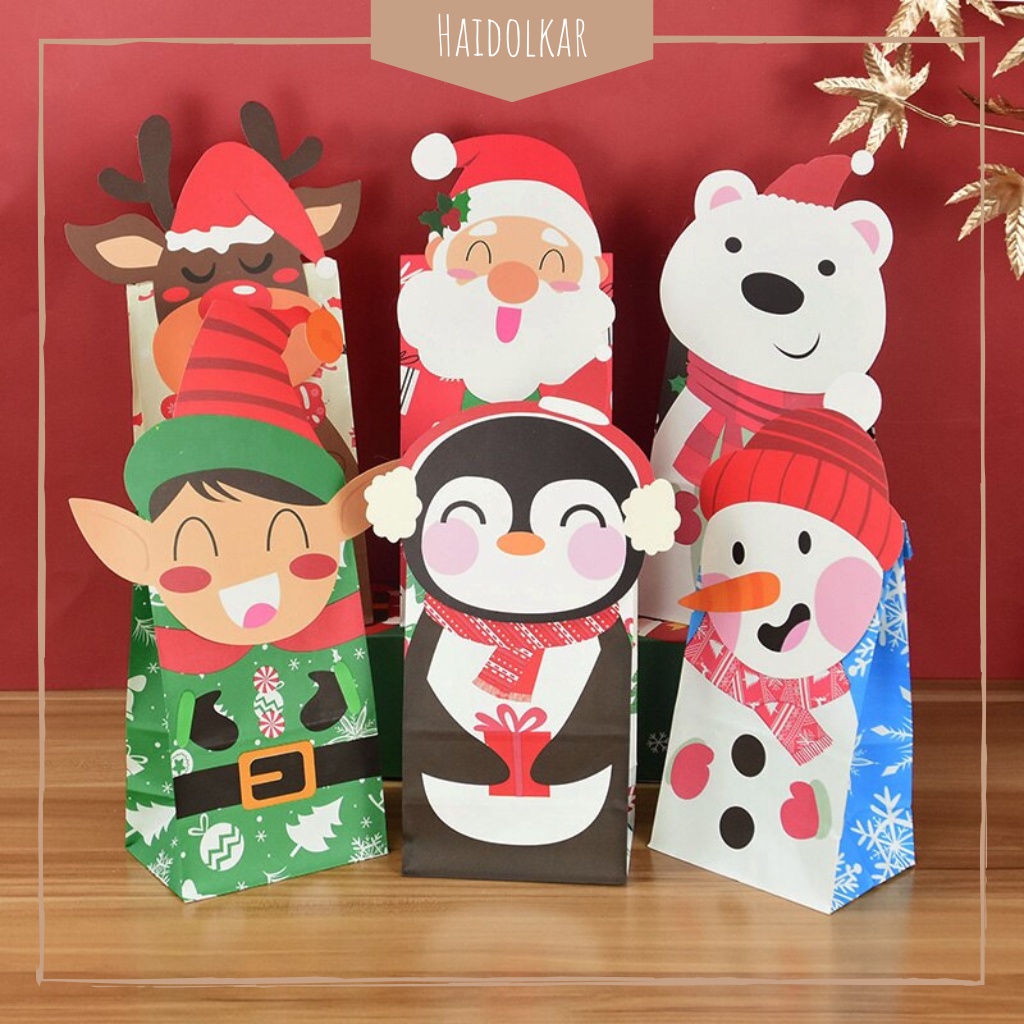 

Kertas packing kado natal kotak bingkisan x'mas perlengkapan pesta natal kotak souvenir chirstmas