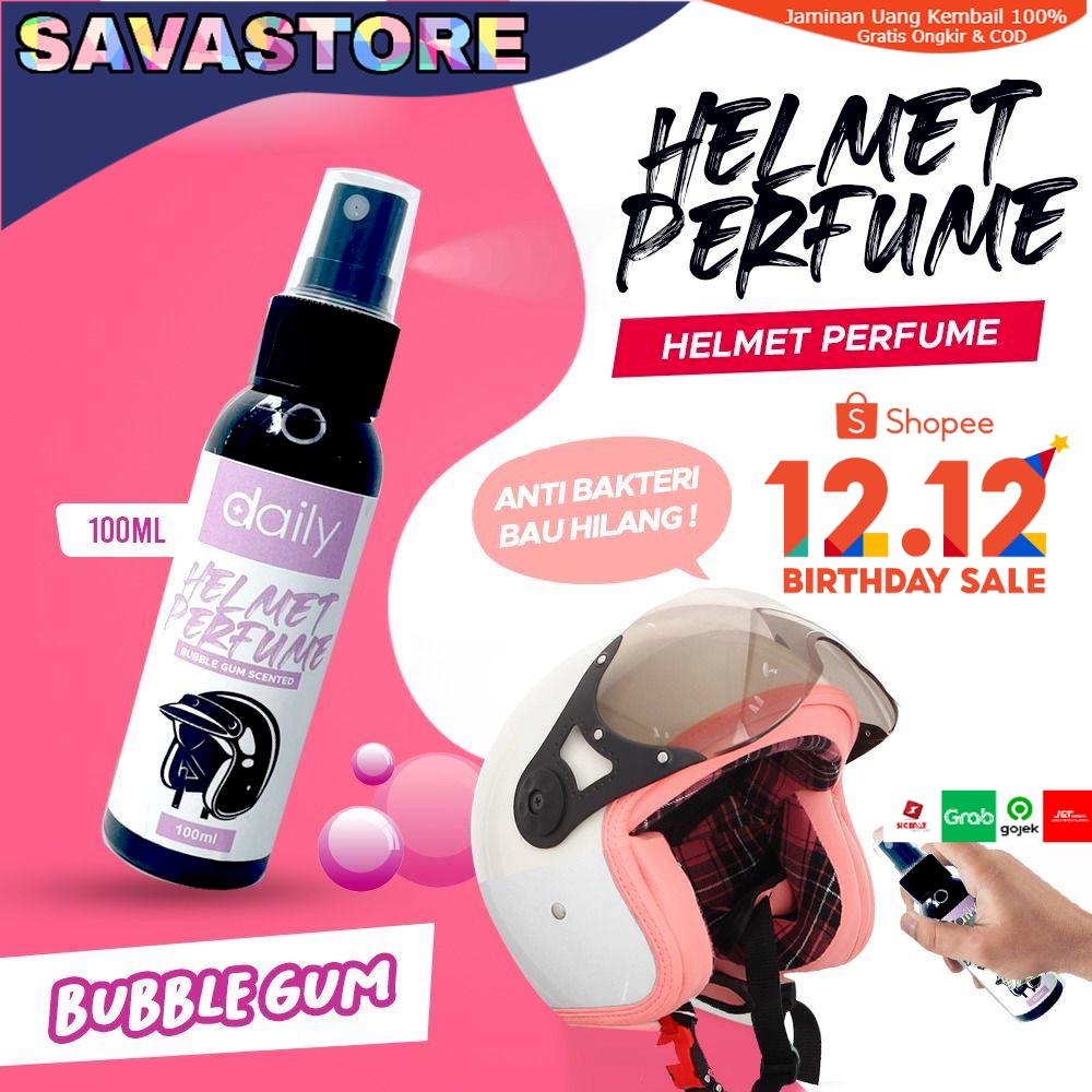 PARFUME HELM DAILY HELMET PERFUME  - ANTI BAU ANTI BAKTERI ANTI APEK DAILY HELMET PERFUME - AMPUH MENGHILANGKAN BAU HELM