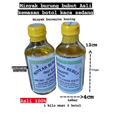 Minyak Burung Bubut ASLI KALIMANTAN