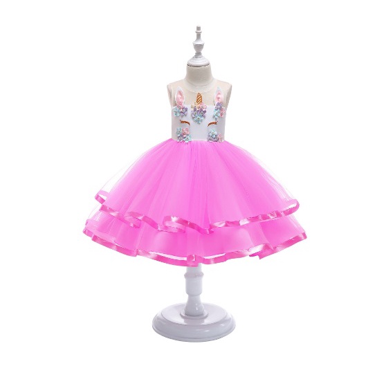 dress unicorn tutu rainbow baju anak kuda unicorn import UNICORN BUNGA DRESS ULANG TAHUN