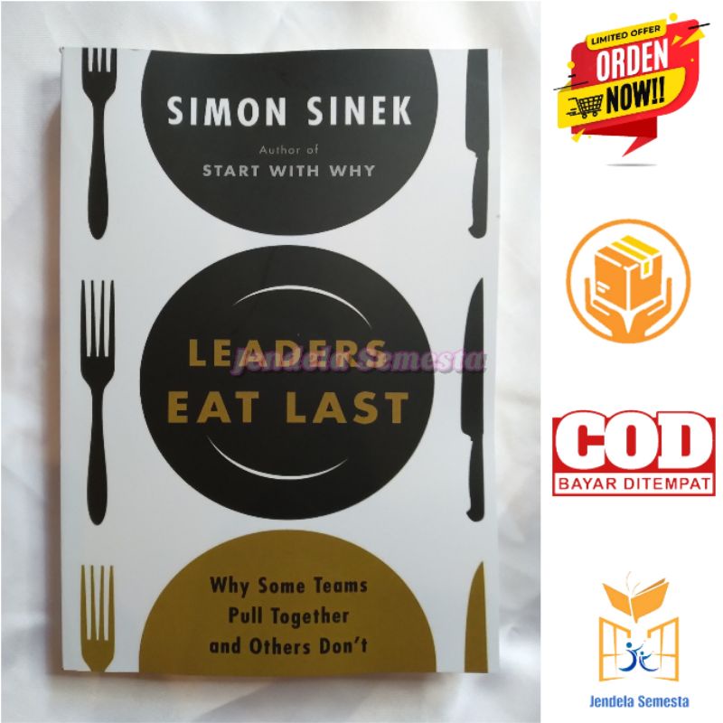 Jual Leaders Eat Last By Simon Sinek English Language Shopee Indonesia