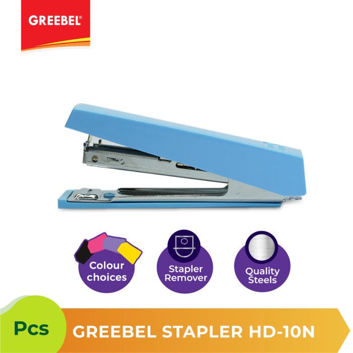 Jepretan Kertas Steples Stepler Stapler Greebel HD-10N - isi 10-1M